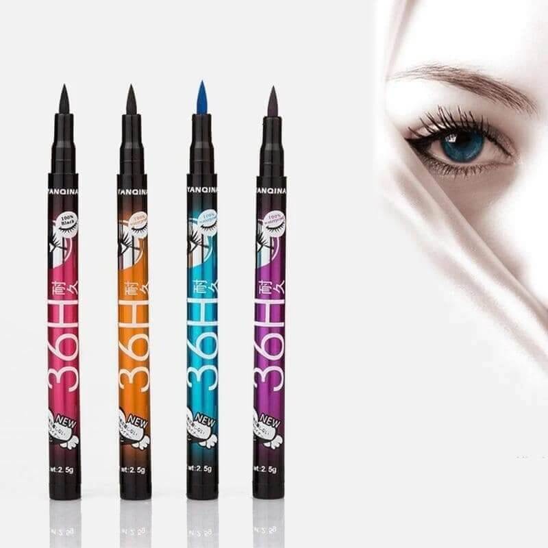4 Colors 36h Waterproof Liquid Eyeliner Pen Sanwarnapk 