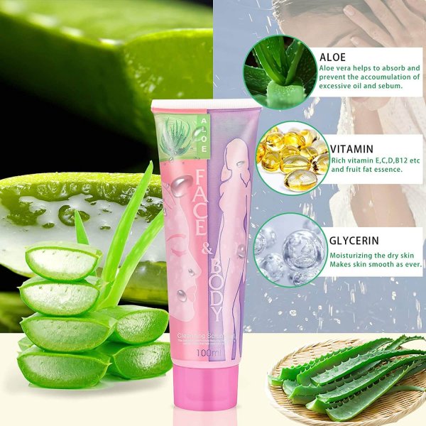 face and body cleansing scrub gel uses