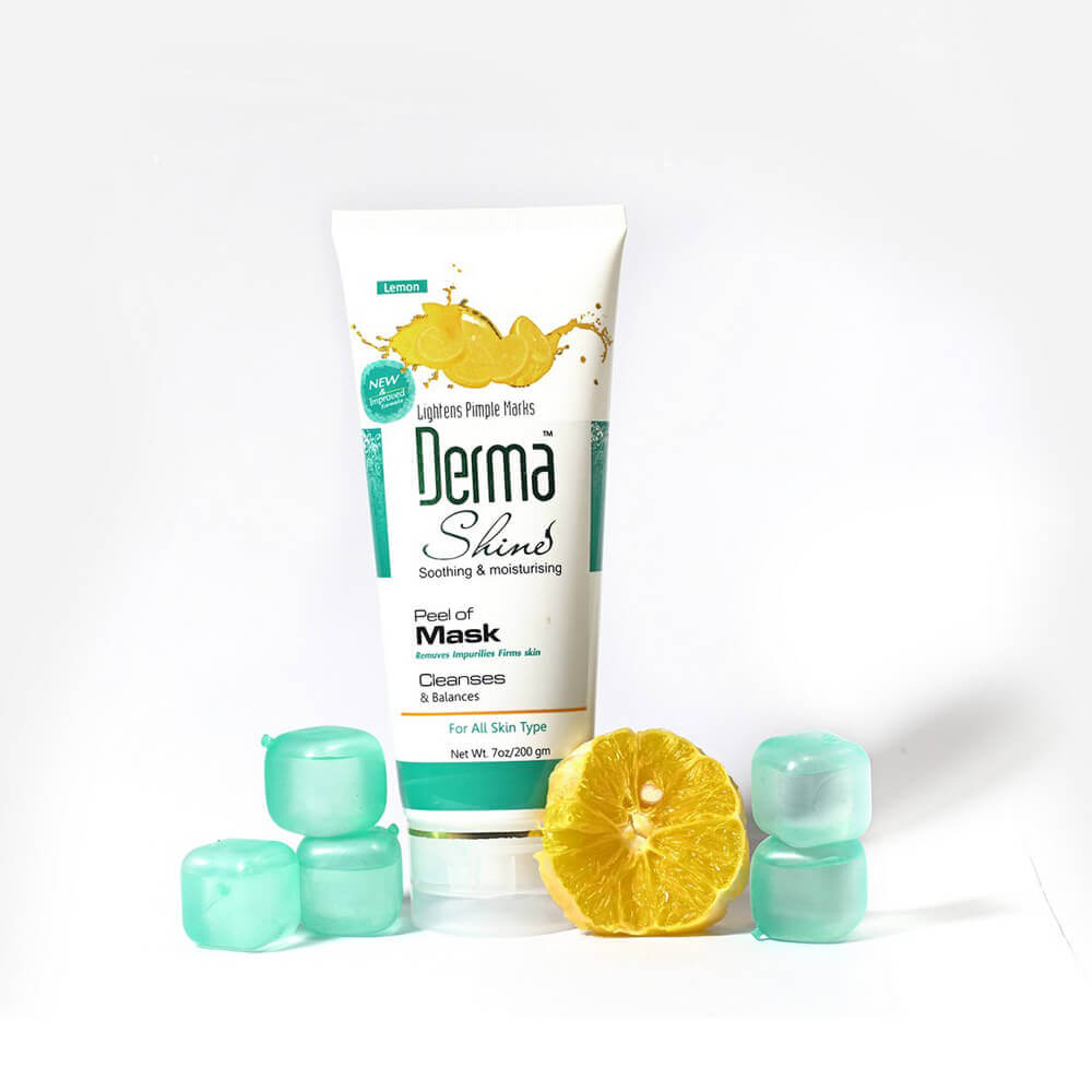 derma shine lemon peel off mask sanwarna.pk