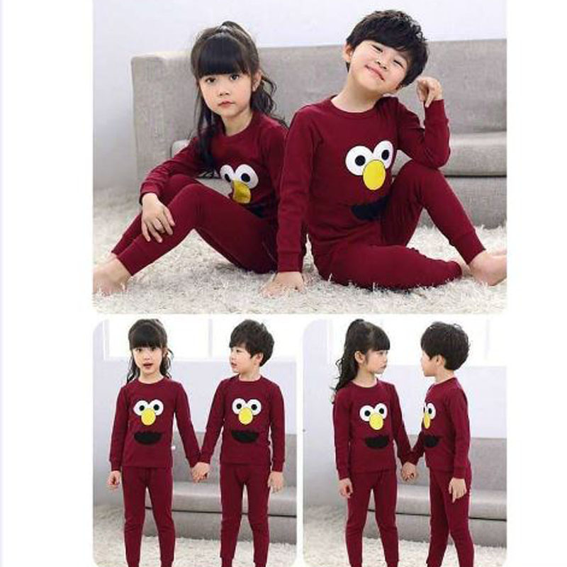 Elmo Print Kids Night Suit - Sanwarna.pk