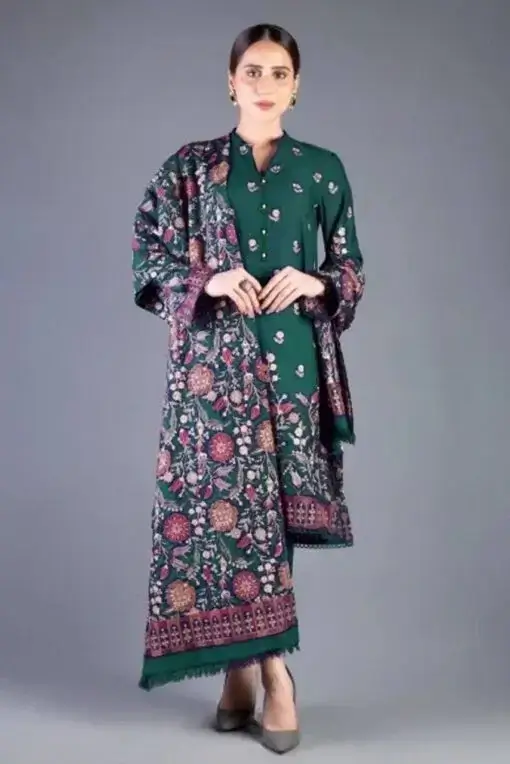 Bareeze Suit With Embroidered Dupatta in Pakistan - sanwarna.pk